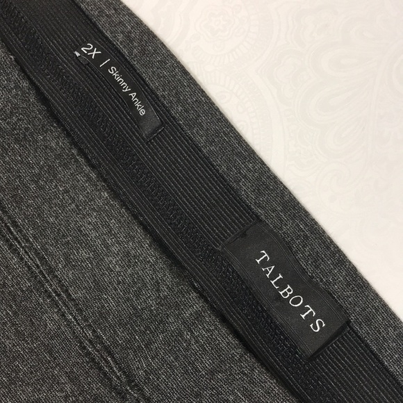 Talbots | Women’s Size 2X Skinny Ankle Snap Leggings Slip On - Picture 6 of 10